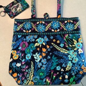Vera Bradley tote and matching wallet